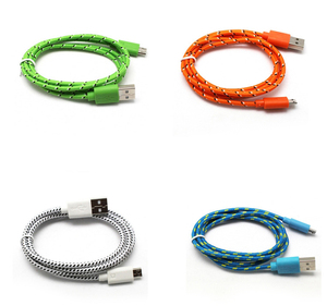 1m / 3 pies de longitud de cable <span class=keywords><strong>usb</strong></span> cable <span class=keywords><strong>micro</strong></span> <span class=keywords><strong>usb</strong></span> trenzado/barided cable para <span class=keywords><strong>iphone</strong></span> - Product Image 6