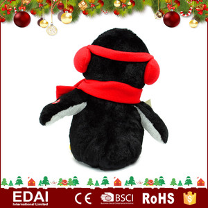 Alta calidad juguetes de peluche cantando y bailando pingüino juguete de peluche personalizado - Product Image 2