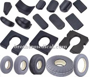 SIGH-Accesorios de silla de ruedas manual médica plegable, llanta de plástico portátil de calidad, ruedas traseras - Product Image 5