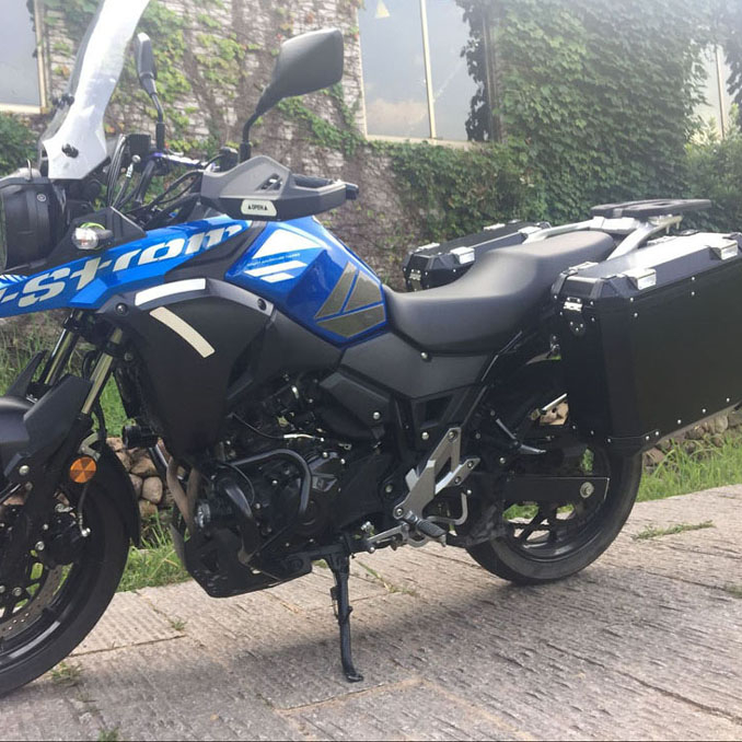 6062 г., боковой ящик для багажника из алюминиевого сплава для мотоцикла Dl250 Suzuki