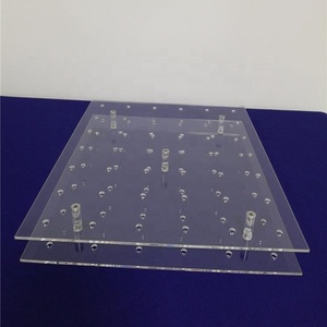 Có thể tháo rời 42 lỗ hình chữ nhật rõ ràng <span class=keywords><strong>Acrylic</strong></span> <span class=keywords><strong>Lollipop</strong></span> chủ bánh <span class=keywords><strong>Pop</strong></span> hiển thị đứng - Product Image 2