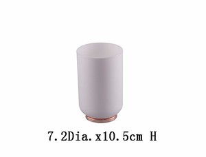 Porte-brosse à dents de forme ronde en plaqué or rose de luxe - Product Image 5