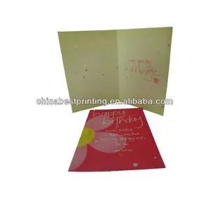 패션 Birthday Gift 웨딩 초대 Cards 핫 호 일 스탬핑 Printing