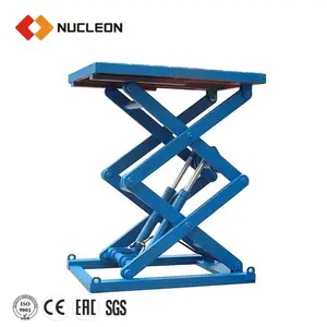 Nucleon Scissor Type Portable Hydraulic Lift platform 200kg 300kg 400kg 500kg for sale