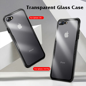 Uslion — <span class=keywords><strong>coque</strong></span> en verre trempé pour <span class=keywords><strong>iPhone</strong></span>, étui de luxe pour <span class=keywords><strong>iphone</strong></span> 7, 8, 8 plus <span class=keywords><strong>x</strong></span>, 2018 - Product Image 6