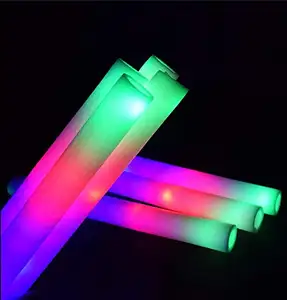 Bâton lumineux en mousse led clignotant coloré, bâton lumineux en mousse led à piles pour enfants