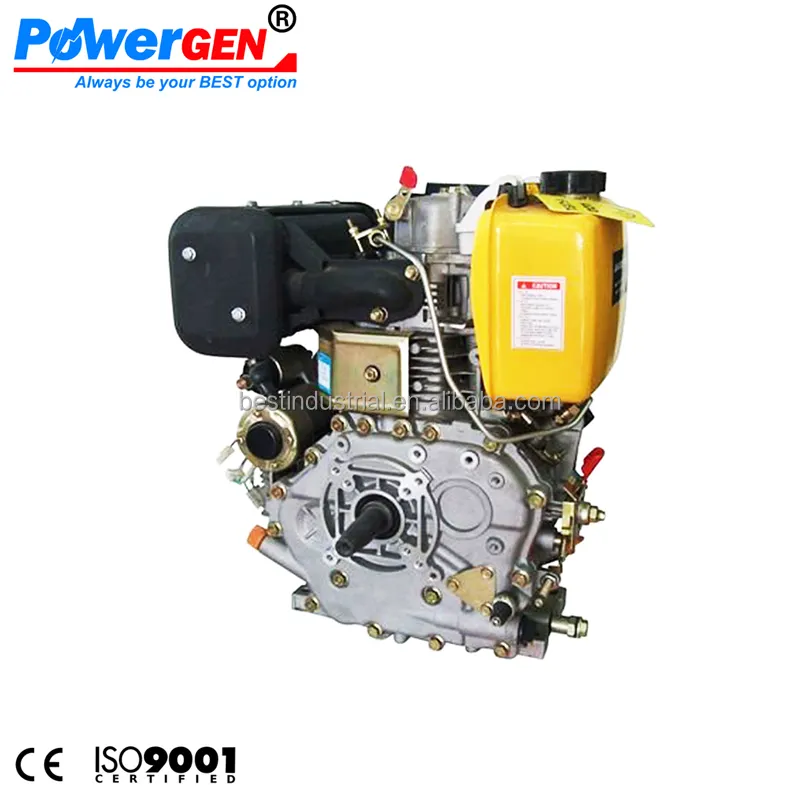 शीर्ष विक्रेता!!! Powergen 186F एकल सिलेंडर 4 स्ट्रोक खड़ी डीजल इंजन 10HP