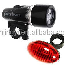 Không thấm nước 5 LED phía trước đuôi xe đạp đặt ABS nhựa xe đạp đèn pha với pin cung cấp năng lượng gắn kết trên tay lái - Product Image 2