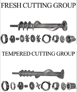 Hachoir à viande professionnel industriel, appareil broyeur pour kebab, béton - Product Image 6