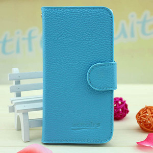 venta al por mayor elegante grano lychee bolsa monedero de cuero flip case para blackberry q30 pasaporte - Product Image 4