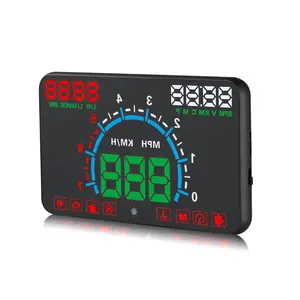 Venda quente E350 Car Hud Display Head up Display a bordo do projetor Universal OBD Digital Velocímetro