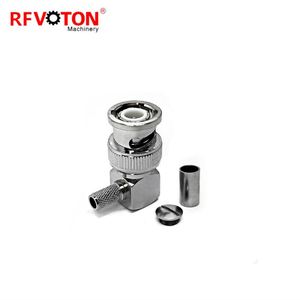 90 градусов BNC штекер прямой угол локтя для RG58 LMR195 кабель RF разъем - Product Image 3