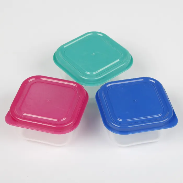 hot selling colorful housewares promotional plastic food storage container