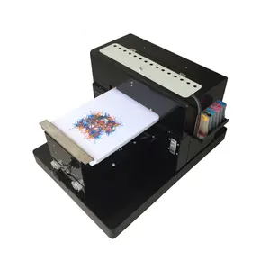 Customized A4 Size 3d Dtg Printer Digital Flatbed Custom T-shirt Printing Machine