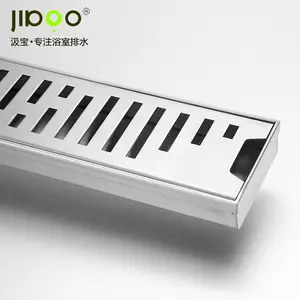 JIBOO Penguras Pancuran Linear, Sistem Pembuangan Kamar Mandi, Penguras Kamar Mandi dengan Merek Linear