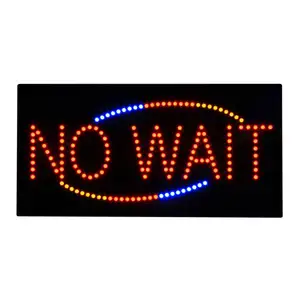 12*24 ''No Wait LED-Werbe schild Business Animated Motion Display Billboard für Restaurant, Teehaus, Café