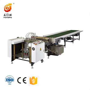 Roller gluing machine for box paper