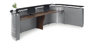 Marque/créez votre propre logo table prix hall <span class=keywords><strong>comptoir</strong></span> réception étroite bureau - Product Image 3