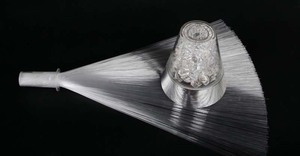 REMOTE 3XAAAバッテリ駆動13インチLED Fiber Optic Glacier LiteとColor-Changing Crystalベース - Product Image 4