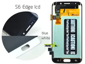 China fornecedor lcd com digitador assembléia toque para samsung s6 borda