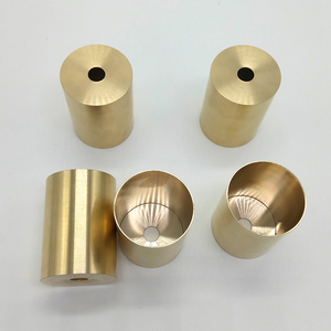 Brass Socket Bìa Cup Đèn Chiếu Sáng CNC Turning Parts CNC Lathe Gia Công - Product Image 4