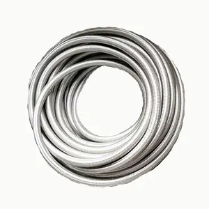 flexible heat resistant hose engine oil cooler Steel braided hose hydraulic hose and fitting