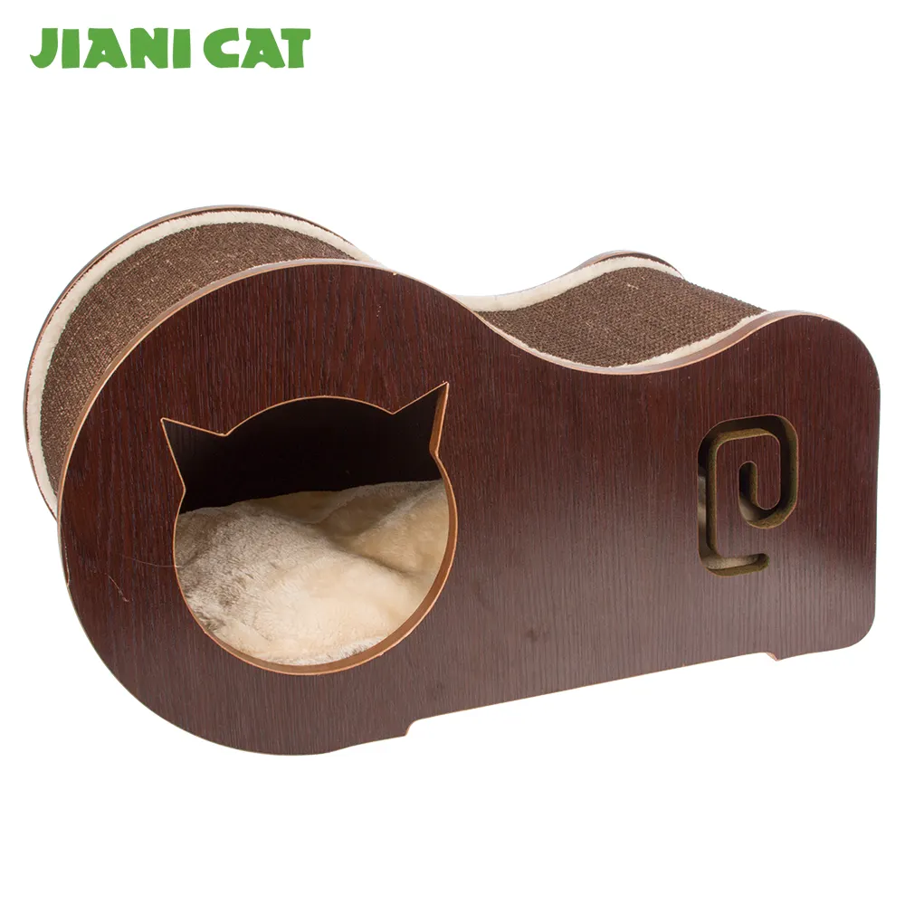 MDF wooden cat house