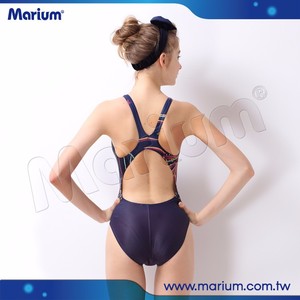 ชุดว่ายน้ำวันพีซผู้หญิงเซ็กซี่ รุ่น Marium 2016 สำหรับการแข่งขัน - Product Image 6