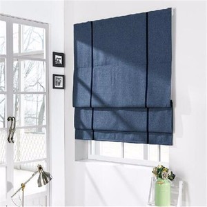 Motorized Blackout roman blinds with remote control and bracket accessories