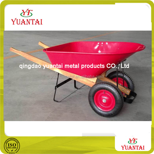 <span class=keywords><strong>Brouette</strong></span> à <span class=keywords><strong>2</strong></span> <span class=keywords><strong>roues</strong></span> WH9800, 120 litres, poignée en <span class=keywords><strong>bois</strong></span>, capacité de charge de 220 kg - Product Image 3