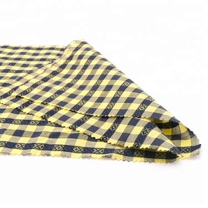 Sợi nhuộm kiểm tra dobby poplin cho áo sơ mi vải cotton - Product Image 4