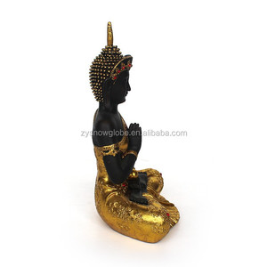 Statua di <span class=keywords><strong>buddha</strong></span> tailandese in resina d'oro - Product Image 4