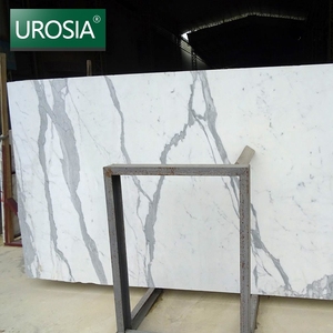 Venta caliente precio barato diseño moderno baño italiano <span class=keywords><strong>Carrara</strong></span> blanco de mármol en M2 azulejos de pared de suelo de mármol - Product Image 4