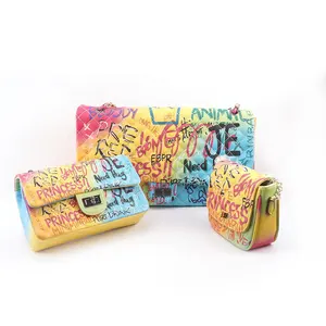 2024 mode graffiti handtasche tasche designer geldbörsen handtaschen kunst-stil tasche versandfertig