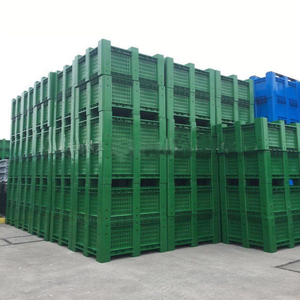 Pallet bin plastic vented pallet box for sale