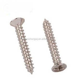 Thép không gỉ chéo lõm csk M6 Đầu phẳng Tự Khai thác vít - Product Image 2