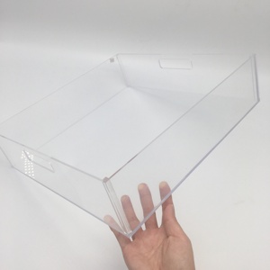 Square Turntable Clear Acrylic Dust Cover Wholesale plastic part