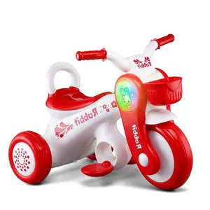 Plastic Three wheel Ride on Toy / Battery Operated Tricycle for Kids / Kids Mini Electric Motorcycle for Sale