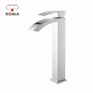 Ensemble de robinets élégants pour <span class=keywords><strong>lavabo</strong></span> de salle de bain Hpb 59-1 en laiton, robinet à poignée unique, débit en <span class=keywords><strong>cascade</strong></span>, mélangeur d'eau pour salle de bain - Product Image 1