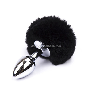 DN-026/S,M,L Size Beauty Short <strong>Tail</strong> <strong>Butt</strong> <strong>Plug</strong> Sex Toys Metal <strong>Cat</strong> <strong>Tail</strong> Anal <strong>Plug</strong> - Product Image 1