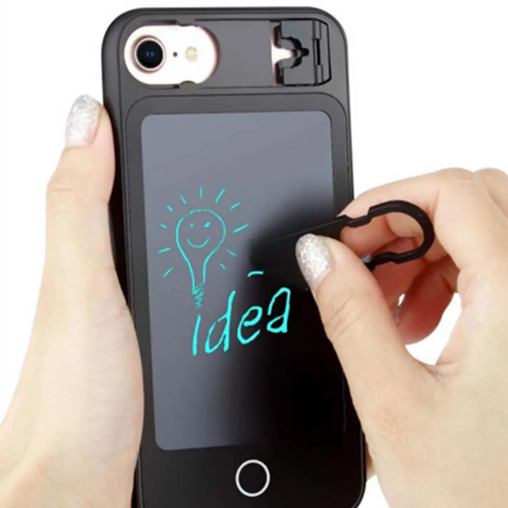 2019 Digitale Tekening Memo Pad 2 in 1 LCD Handschrift Boord Mobiele Telefoon Case Voor iPhone 8, X, xr, Xs, Xs Max