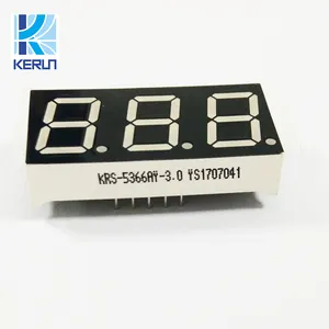 Electric custom 7 segment clock digital display 3 digit 0.56 inch seven segment led numerical display