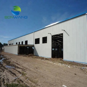 Hangar de ferme de stockage portatif d'entrepôt de structure en acier de matériaux de construction préfabriqués à faible coût de construction - Product Image 5