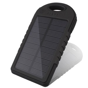 Chargeur solaire portable 5000mAh <span class=keywords><strong>Power</strong></span> <span class=keywords><strong>Bank</strong></span> Design étanche avec entrée Micro USB et sortie 10W Caractéristiques de la batterie LI-Polymer - Product Image 1
