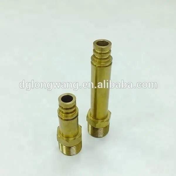 Custom OEM brass hardware CNC turned machining precision brass fitting component