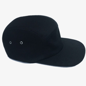 Gorra de 5 Paneles Personalizada, Lisa, Negra, 100% Algodón, de Perfil Bajo, para <span class=keywords><strong>Hombre</strong></span>, Estilo Campamento, con Correa Trasera, al por Mayor - Product Image 2