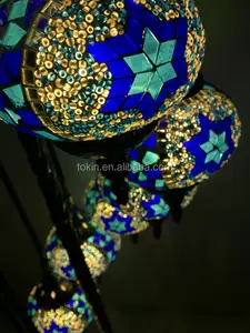 FL9M01 Istanbul Artigianato Arte del Mosaico Turco decorativo unico lampade da terra