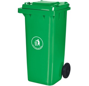 100L rubbish storage bin/cardboard dustbin/plastic rear load container