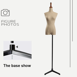 Tianxxinji-Mannequin <span class=keywords><strong>femme</strong></span> Vintage, aspect Torso, en tissu recouvert, pour exposition de vêtements, fenêtre - Product Image 4