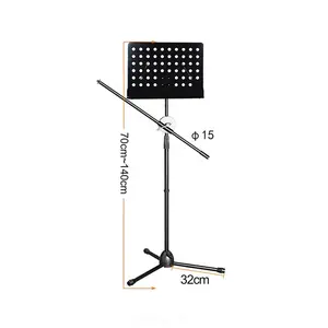 Music Stand 2 in 1 Dual-Use Microphone Book Stand